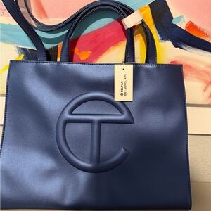 Telfar Deep Blue Tote Bag